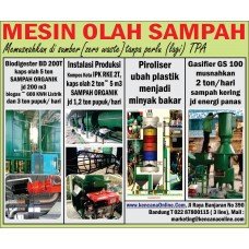 Tempat Pengolahan Sampah Terpadu (TPST) Mandiri Energi ME 20 T